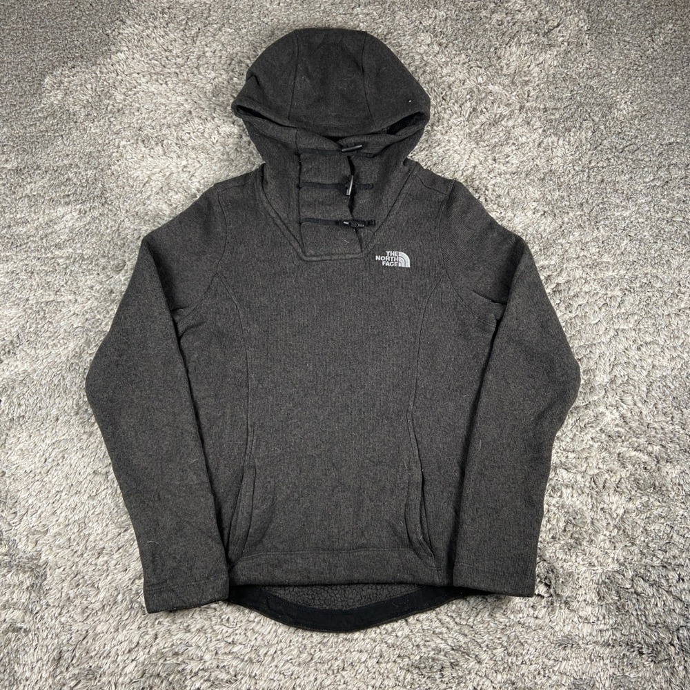 The North Face Crescent Hooded Pullover Women XS Grey Jacket Winter Outdoor Gorp